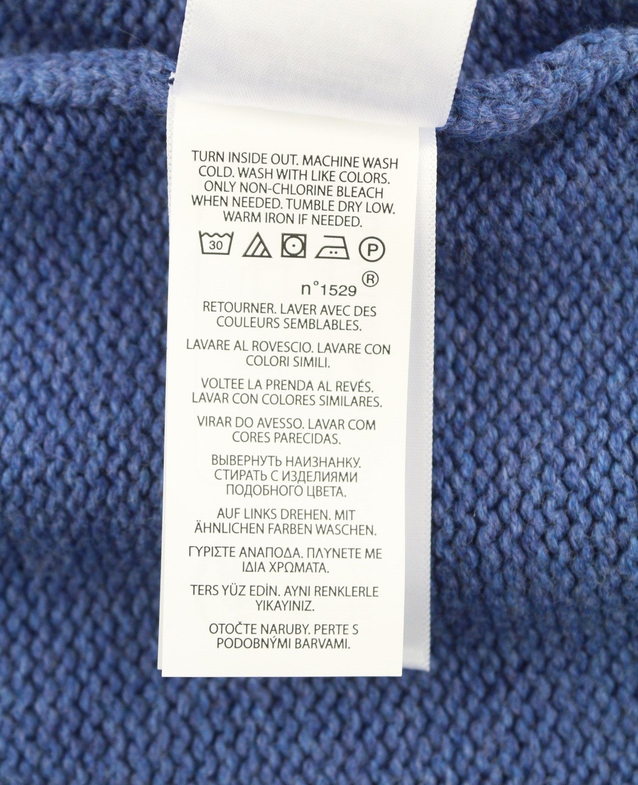 RALPH LAUREN Classics mėlynas vyriškas megztinis M mėlynas medvilninis megztinis su JAV vėliava RRP499 