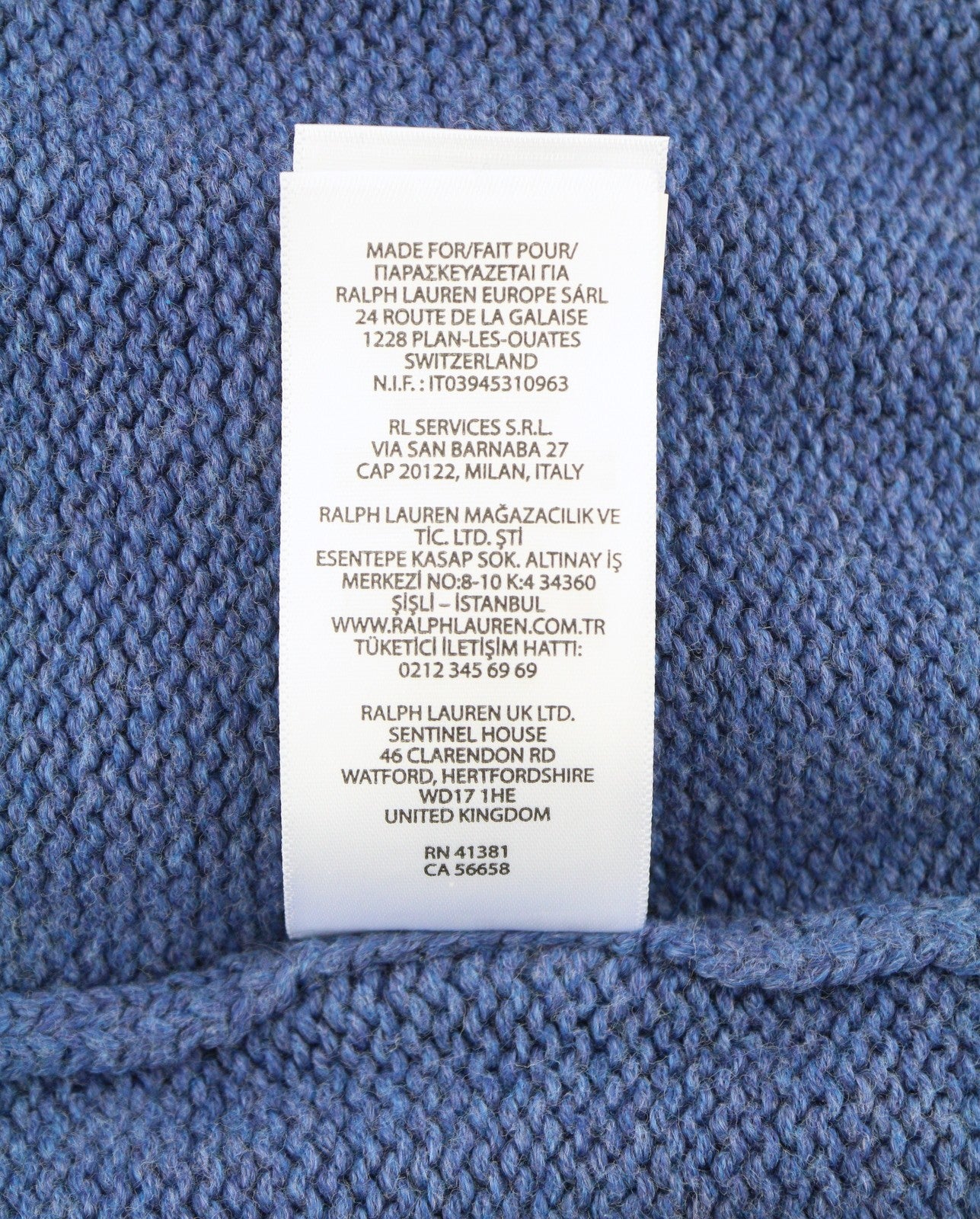 RALPH LAUREN Classics mėlynas vyriškas megztinis M mėlynas medvilninis megztinis su JAV vėliava RRP499 