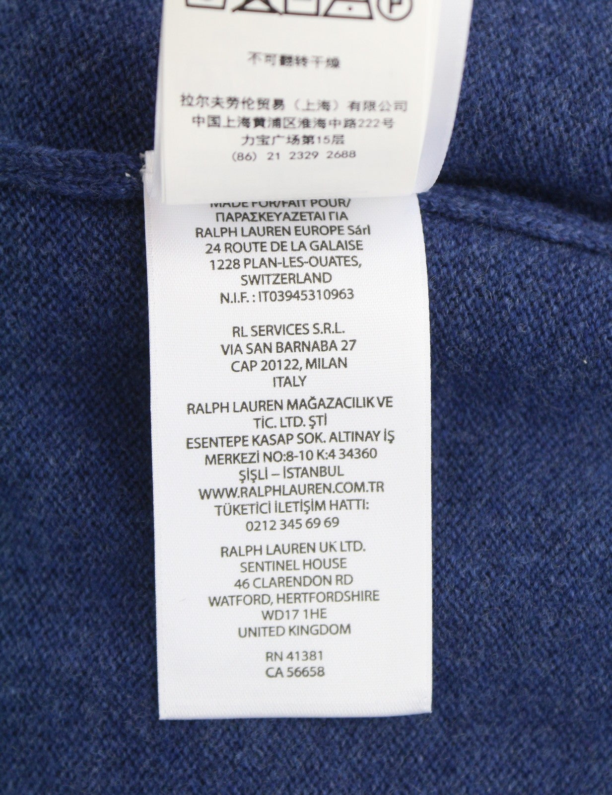 RALPH LAUREN Classics Navy vyriškas megztinis S Mėlynas vilnonis, aptemptas megztinis su puse užtrauktuko RRP229 