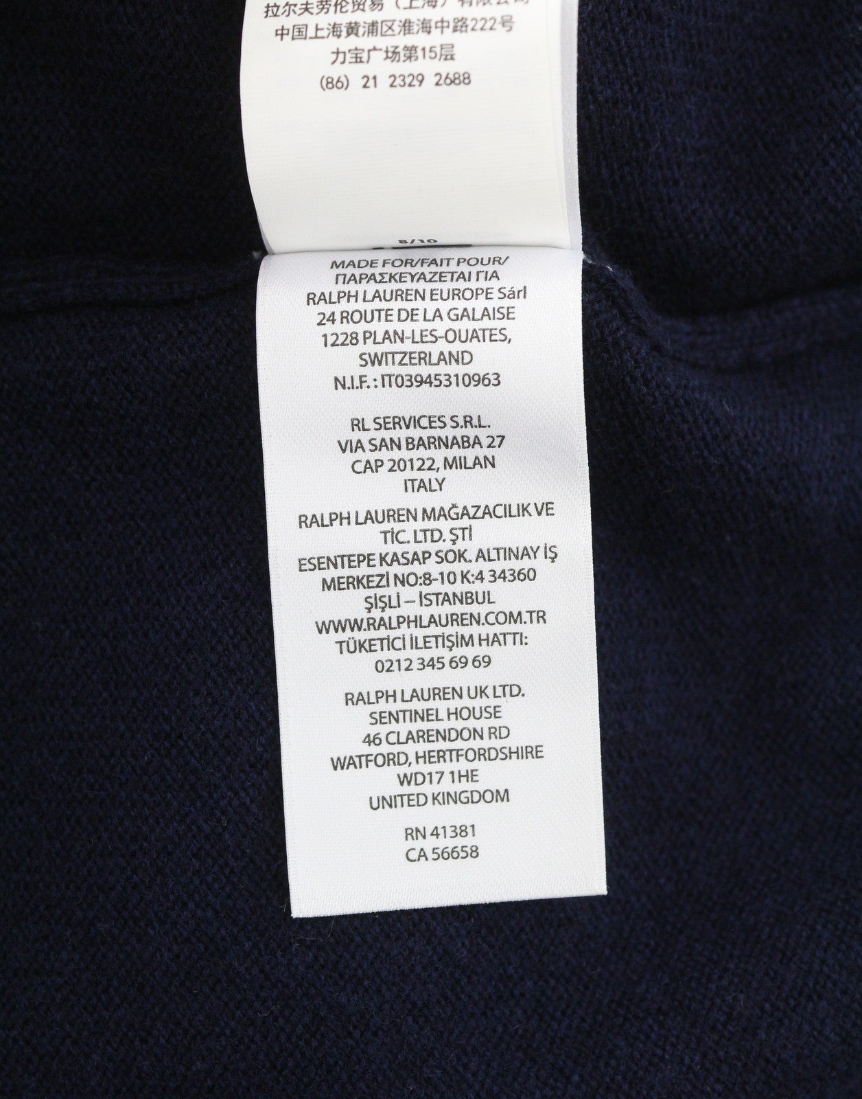 RALPH LAUREN vyriškas megztinis S tamsiai mėlynas vilnonis aptemptas megztinis apvalia kaklo iškirpte RRP219 