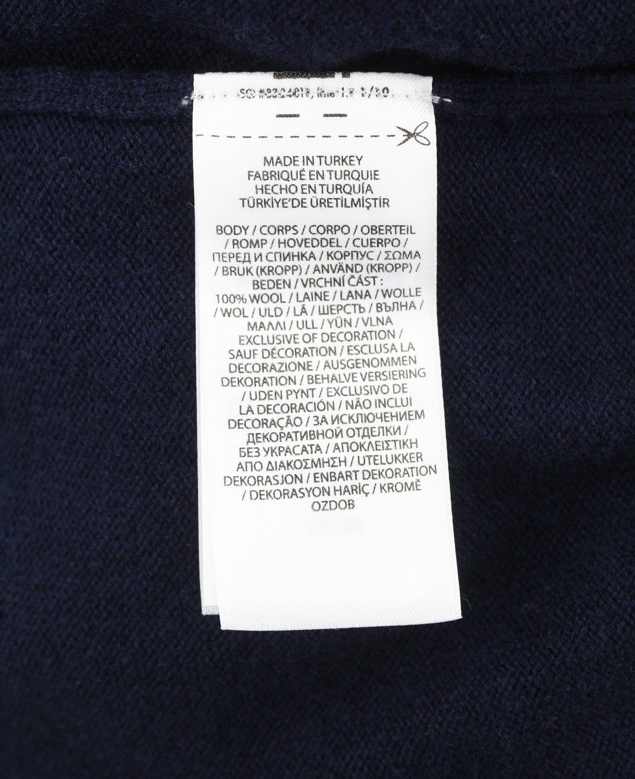 RALPH LAUREN vyriškas megztinis S tamsiai mėlynas vilnonis aptemptas megztinis apvalia kaklo iškirpte RRP219 