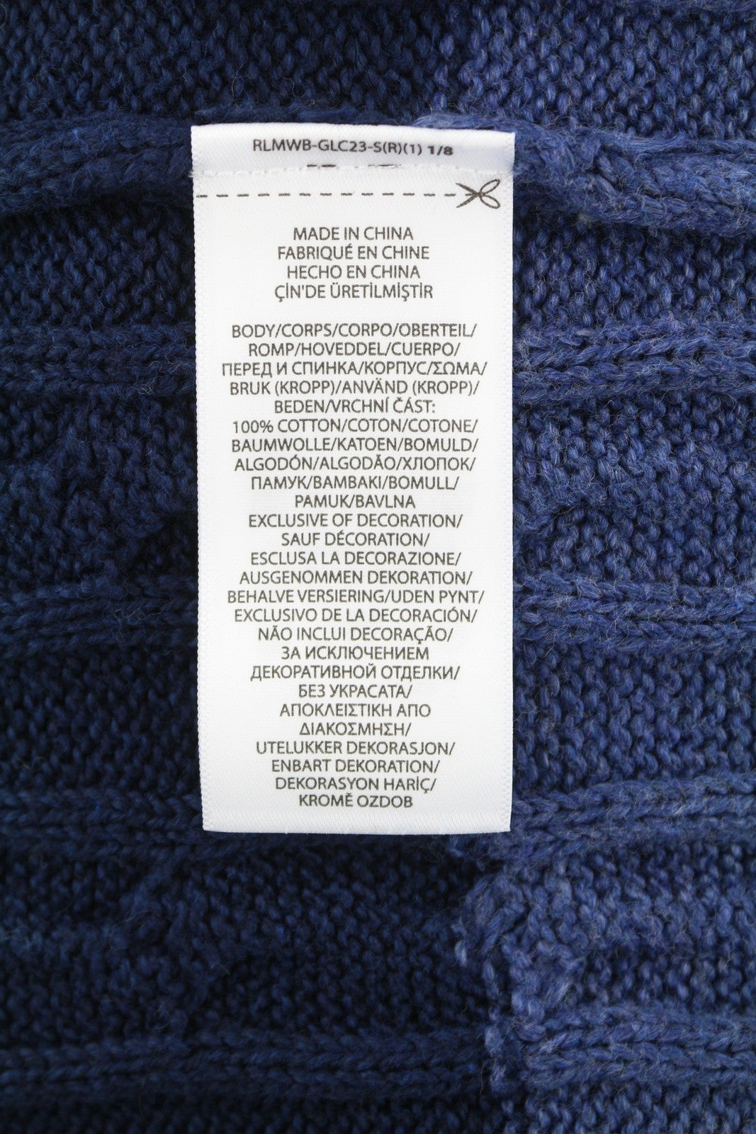 RALPH LAUREN Classics mėlynas vyriškas megztinis M mėlynas dryžuotas kabelinis megztinis RRP258 