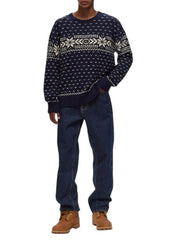 RALPH LAUREN vyriškas megztinis XL dydžio tamsiai mėlynas kašmyro mišinio aptemptas megztinis, RRP299 