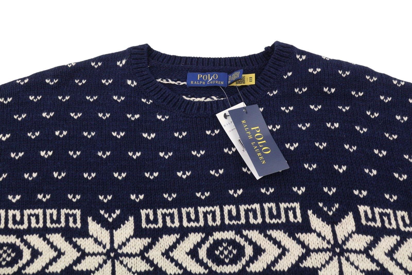 RALPH LAUREN vyriškas megztinis XL dydžio tamsiai mėlynas kašmyro mišinio aptemptas megztinis, RRP299 