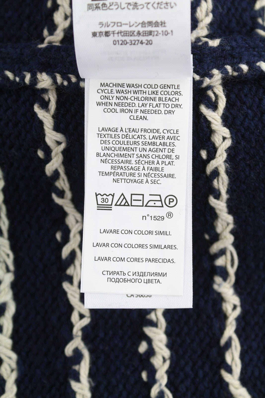 RALPH LAUREN vyriškas megztinis M tamsiai mėlynas kašmyro mišinio aptemptas megztinis RRP299 