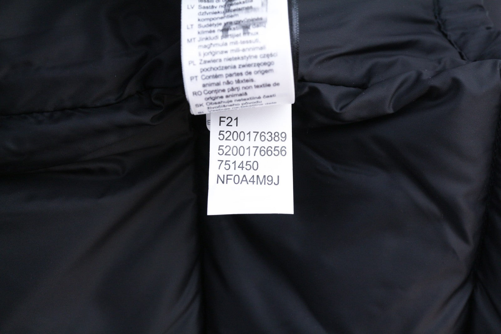 „THE NORTH FACE Diablo Down“ vyriška dygsniuota 700 pūkinė striukė, juoda, S, RRP 350 