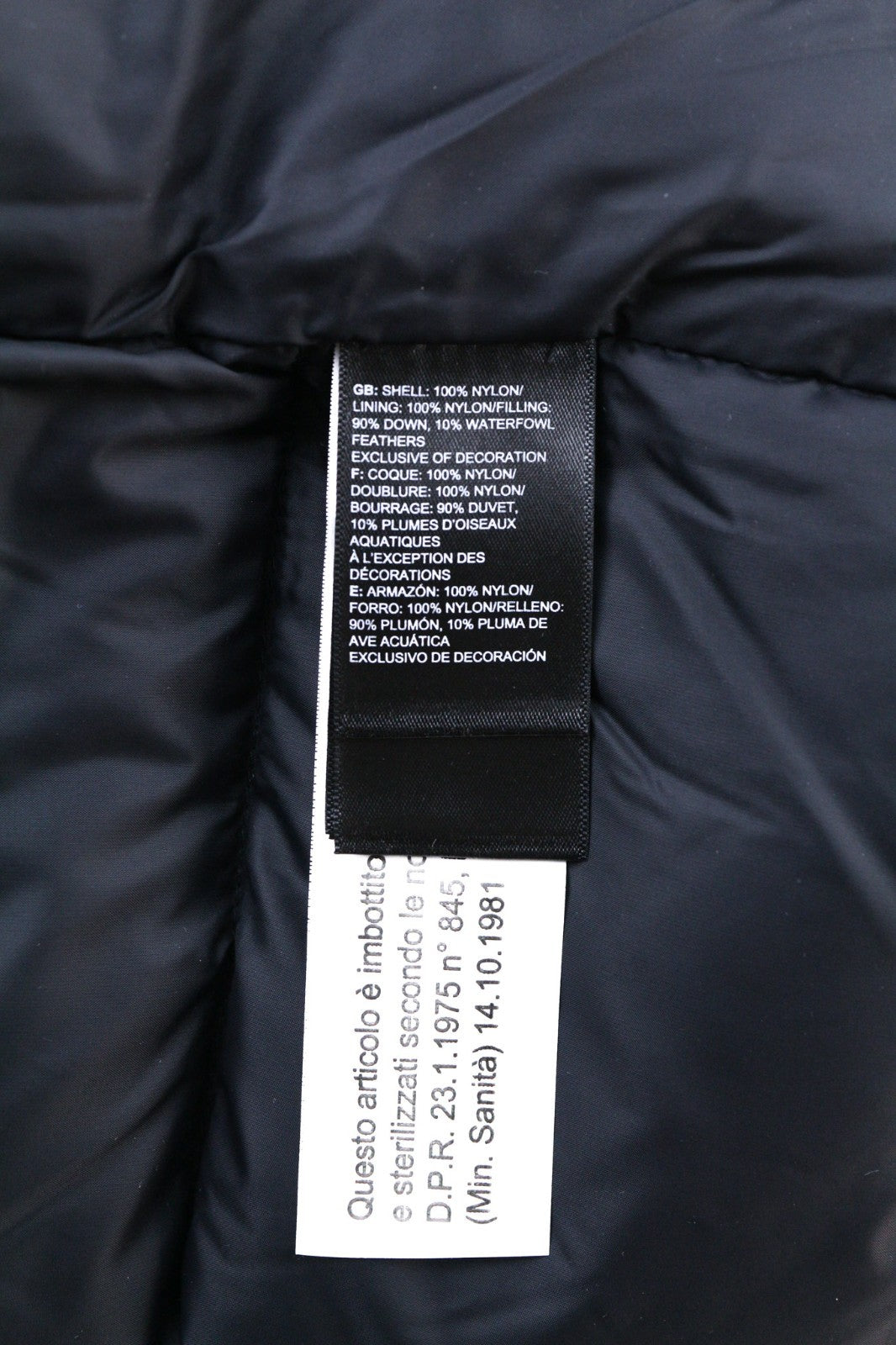 „THE NORTH FACE Diablo Down“ vyriška dygsniuota 700 pūkinė striukė, juoda, S, RRP 350 
