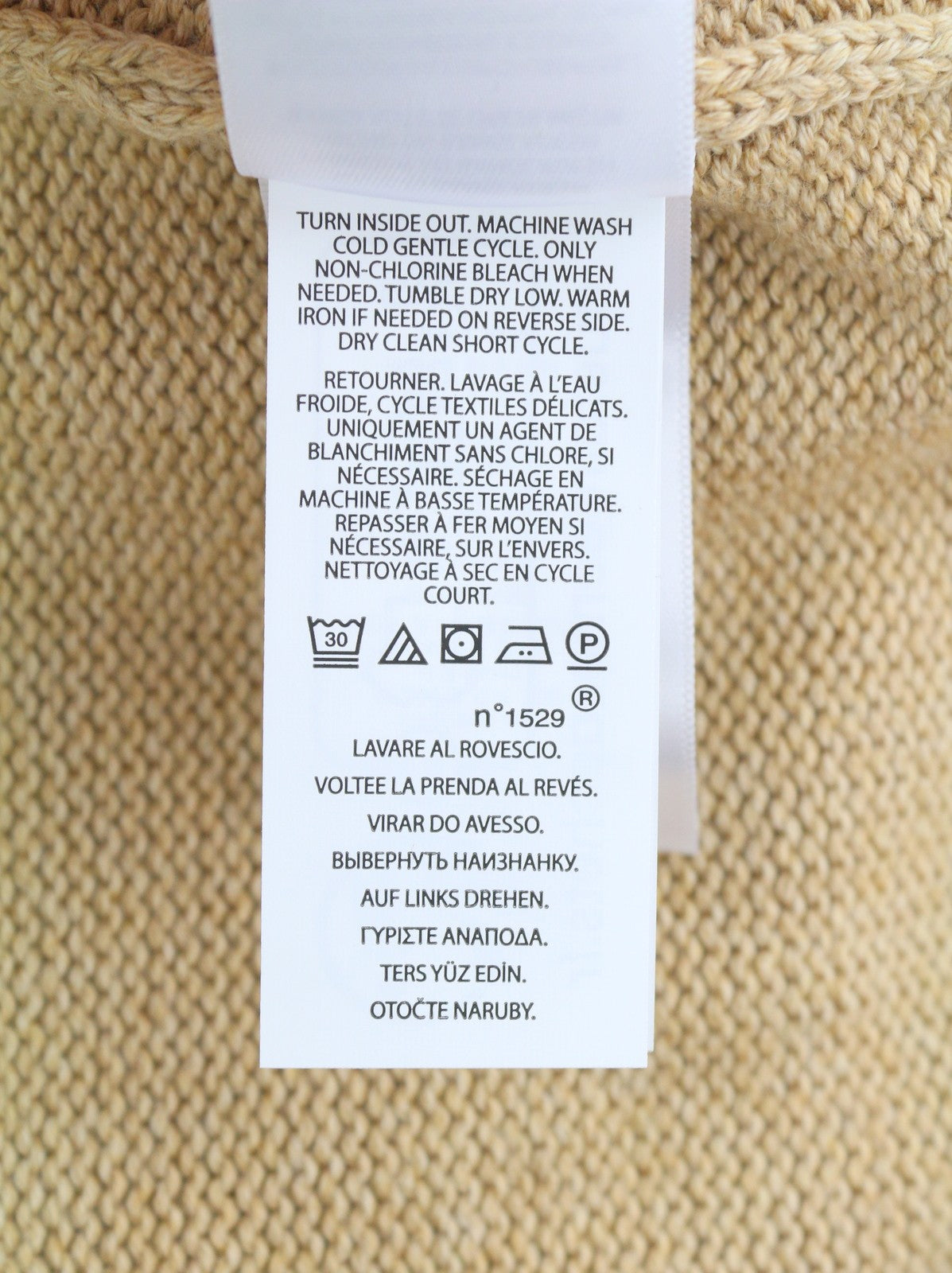 RALPH LAUREN klasikinis megztinis vyrams S rudas melanžas su puse užtrauktuko apykakle RRP239 