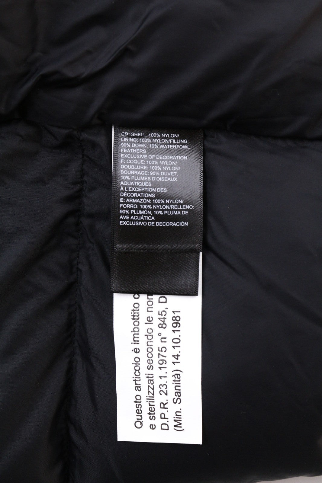 THE NORTH FACE Diablo Down vyriška dygsniuota pūkinė striukė, L dydžio, juoda, 700 fill, RRP 350 