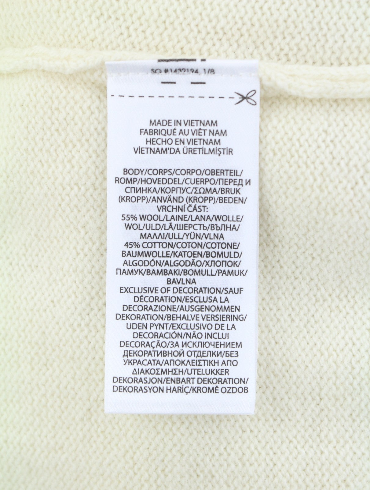 RALPH LAUREN Classics kreminės spalvos vyriškas megztinis XS dydžio, vilnos mišinio polo apykaklės megztinis RRP220 