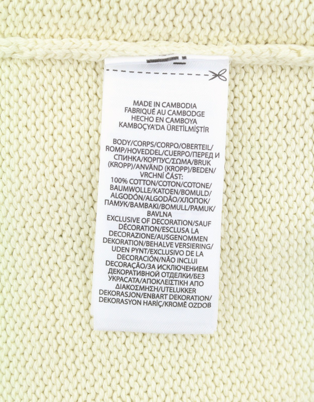 RALPH LAUREN klasikinis kreminės spalvos vyriškas megztinis L dydžio, apvalios kaklo iškirptės pavidalu, RRP199 