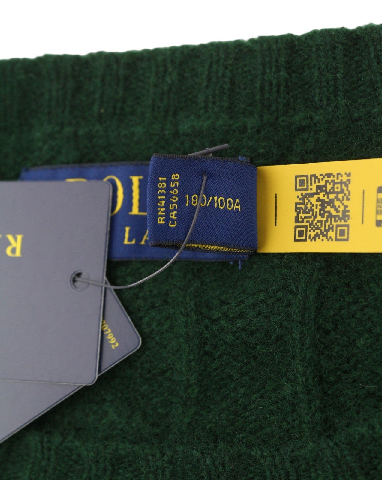 RALPH LAUREN vyriškas megztinis L dydžio tamsiai žalias vilnonis kašmyro tamprus megztinis RRP240 