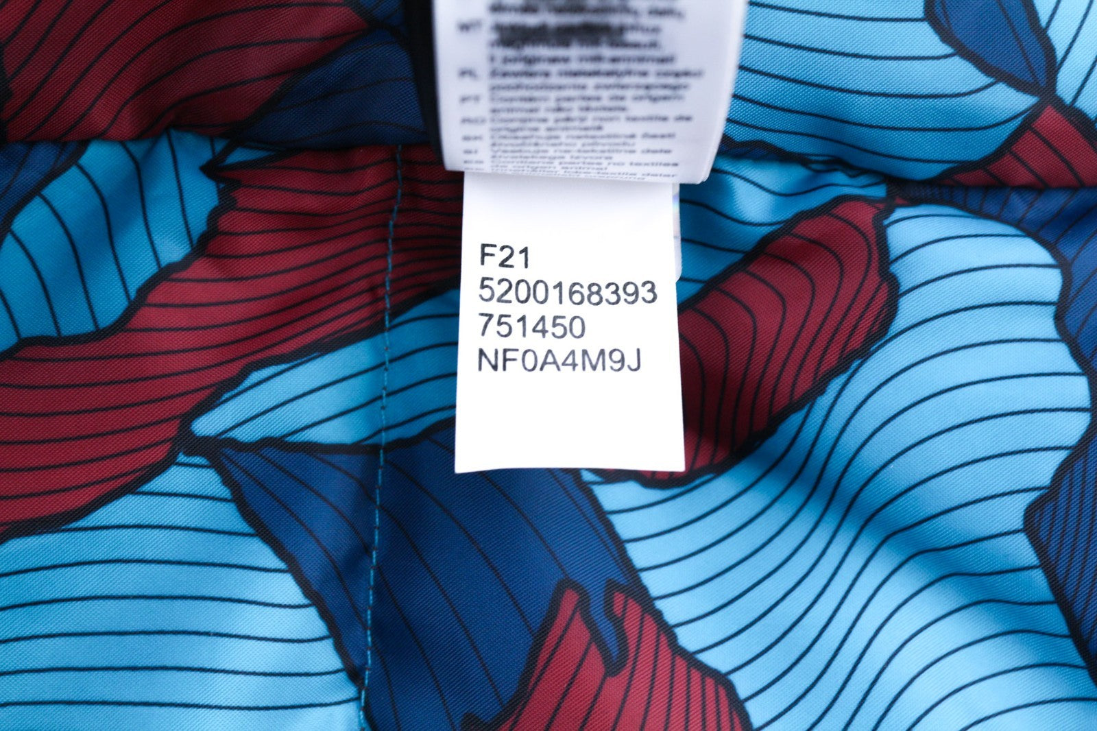 „THE NORTH FACE Diablo Down“ vyriška pašiltinta striukė L 700, paminkštinta, su užtrauktuku ir RRP 350 