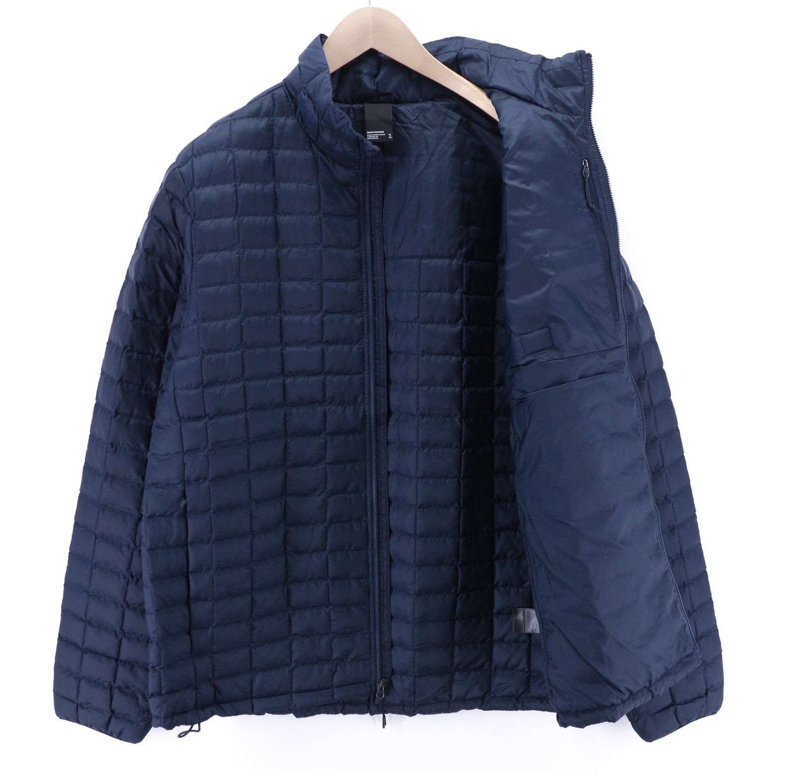 THE NORTH FACE T93Y3N vyriška XL dydžio „Thermoball“ ekologiška izoliuota striukė su mėlyna užtrauktuku, RRP199 