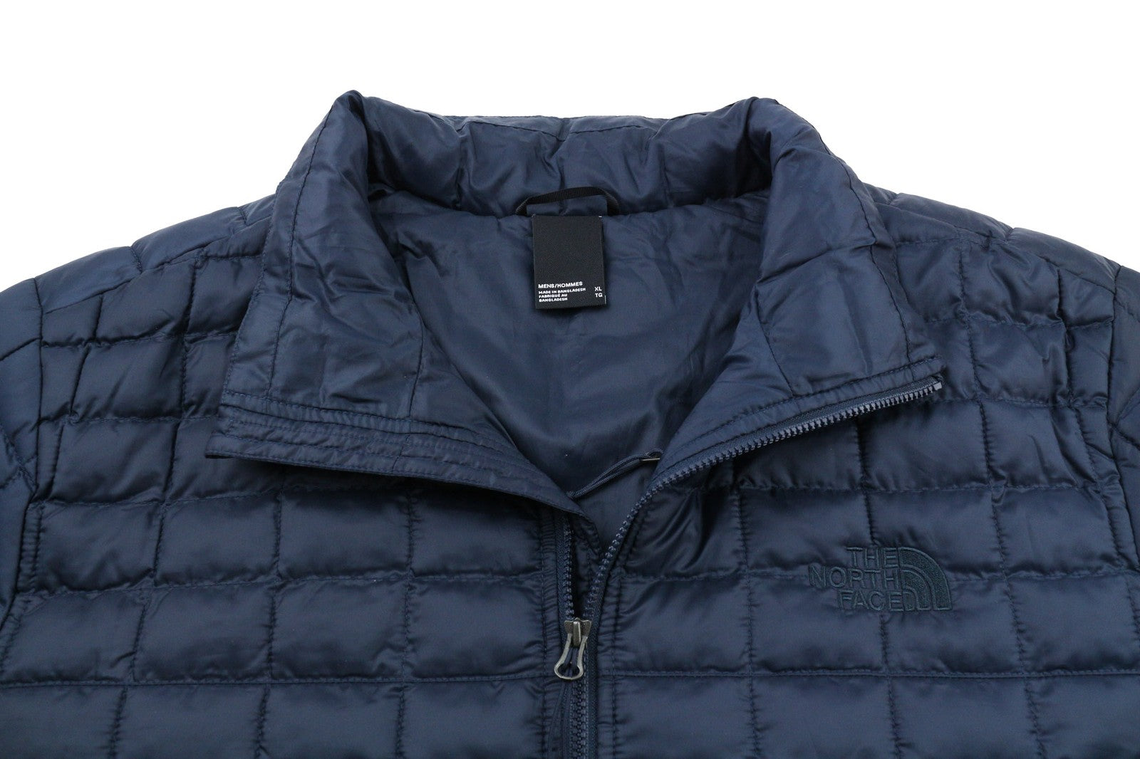 THE NORTH FACE T93Y3N vyriška XL dydžio „Thermoball“ ekologiška izoliuota striukė su mėlyna užtrauktuku, RRP199 