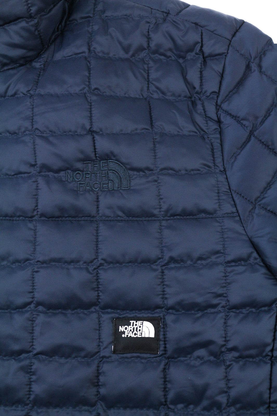 THE NORTH FACE T93Y3N vyriška XL dydžio „Thermoball“ ekologiška izoliuota striukė su mėlyna užtrauktuku, RRP199 