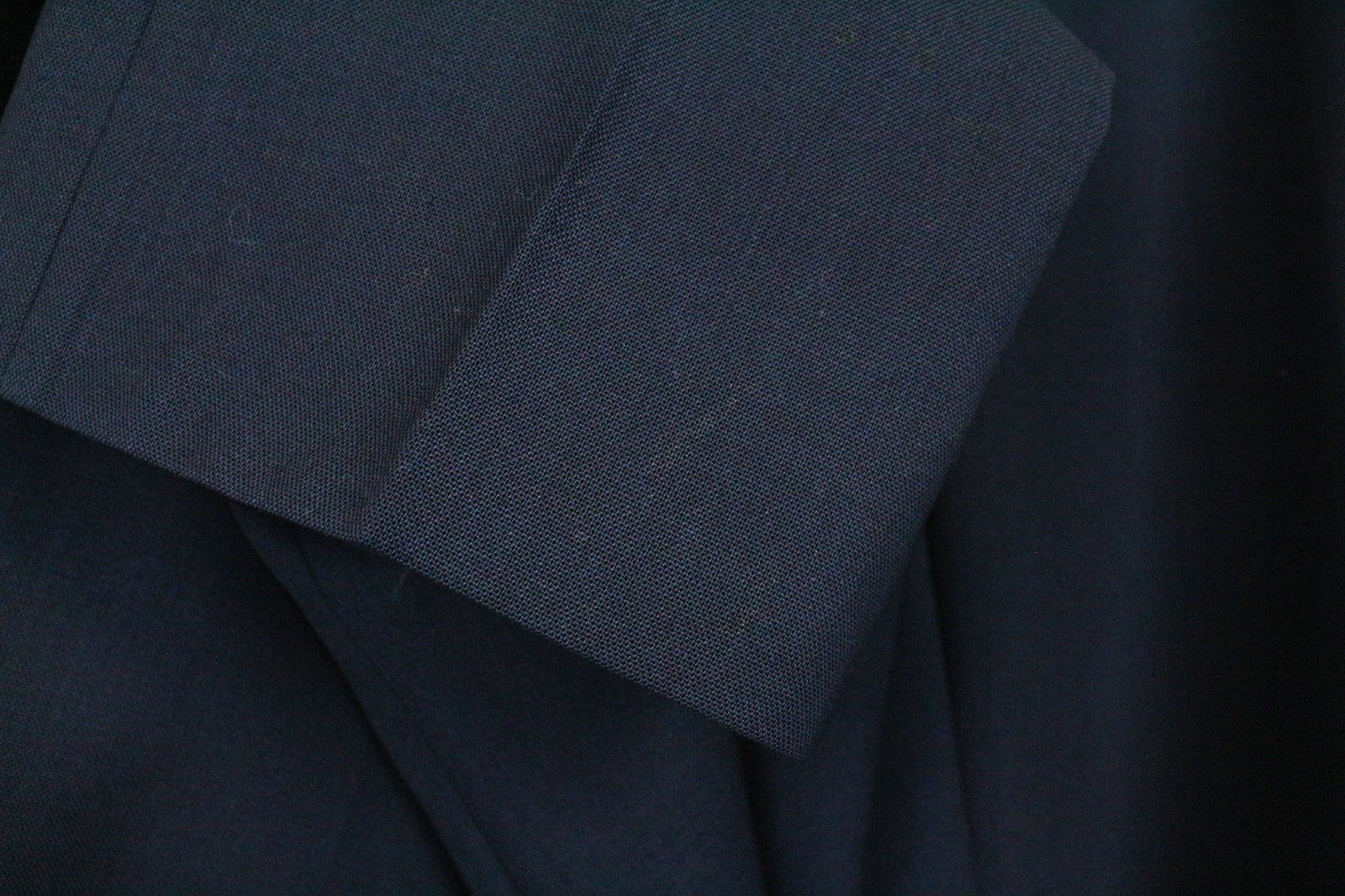 SUITSUPPLY Havana Traveller Men's Suit 36R Blue Wool Slim Classic 2Pc Unlined