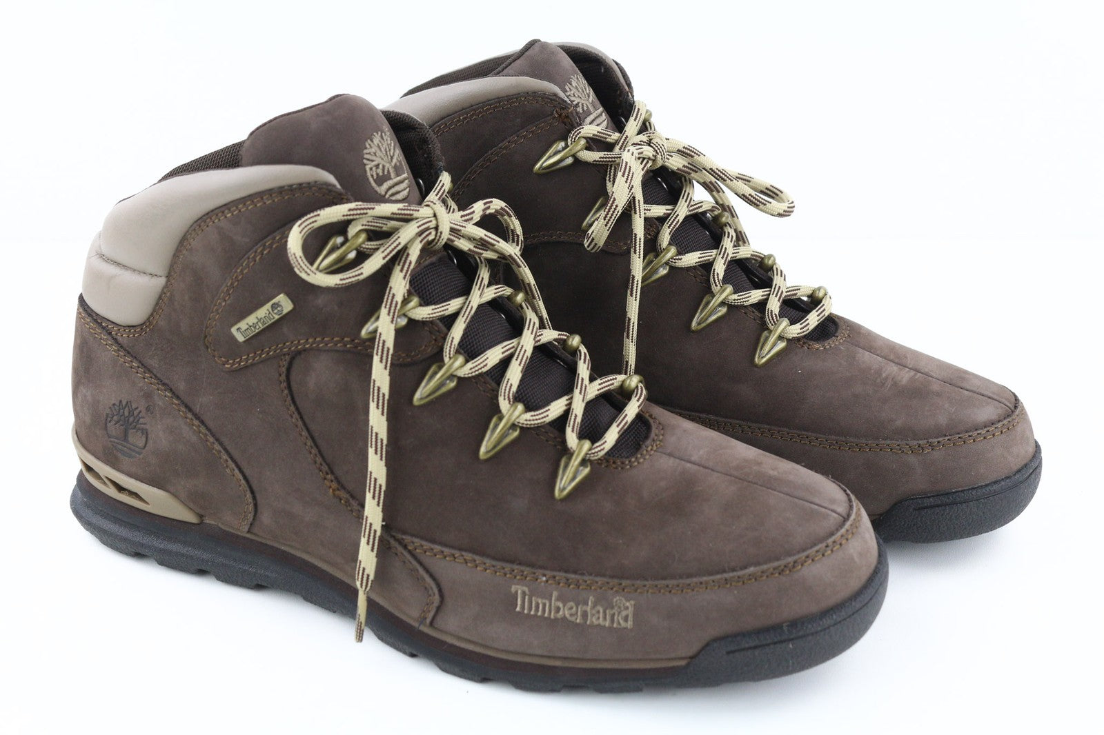 TIMBERLAND 6823R Men's Brown Leather Boots EU46 UK11.5 Lace Ankle Anti Fatigue