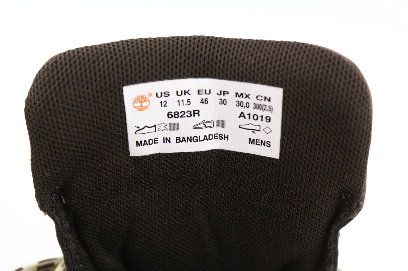 TIMBERLAND 6823R Men's Brown Leather Boots EU46 UK11.5 Lace Ankle Anti Fatigue