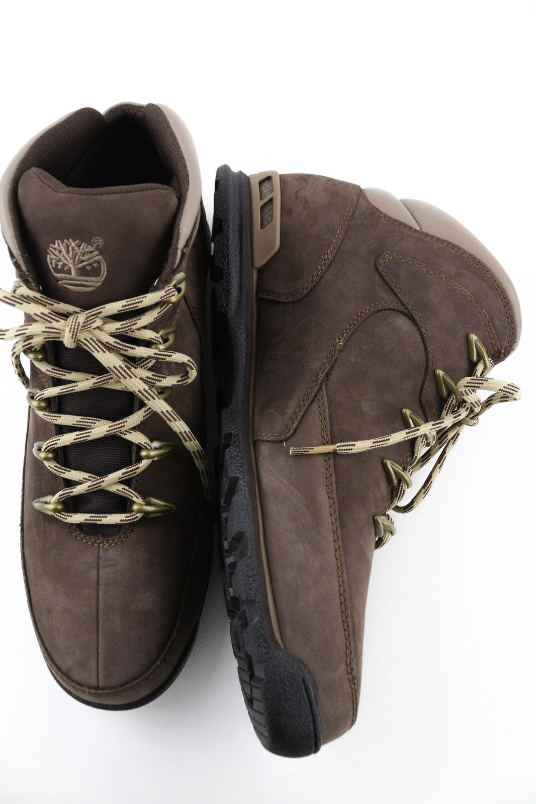 TIMBERLAND 6823R Men's Brown Leather Boots EU46 UK11.5 Lace Ankle Anti Fatigue