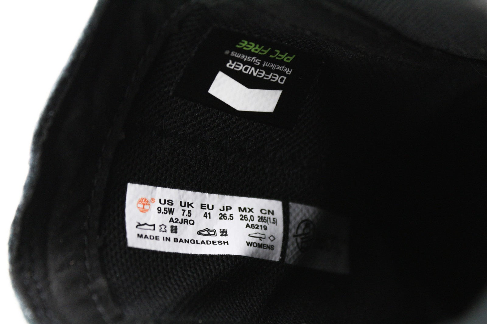 TIMBERLAND A2JRQ moteriški batai EU41 7.5 odiniai PFC free Defender Repellent 