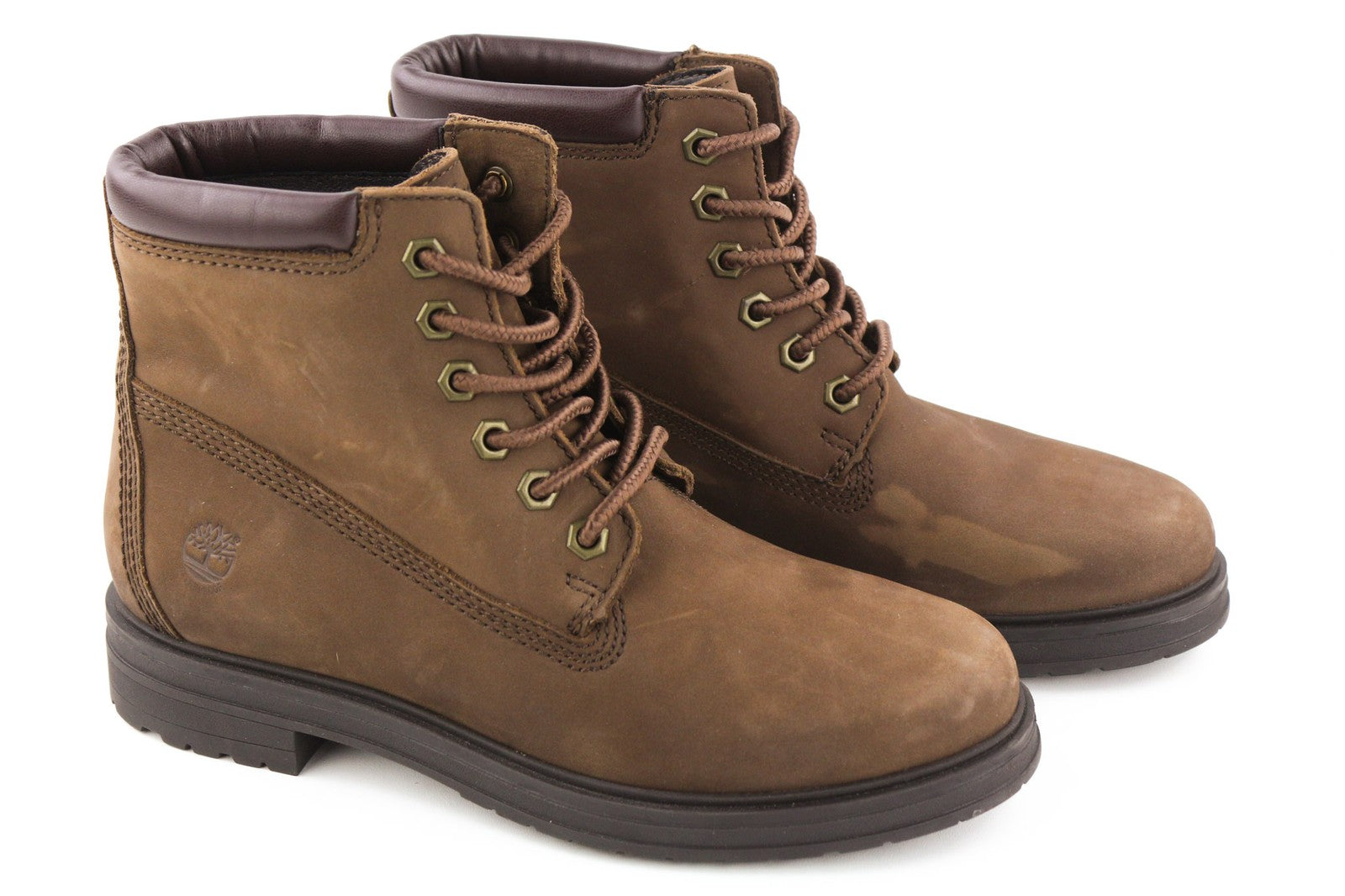 TIMBERLAND TB0A2HCV931 moteriški aulinukai, EU38, UK5, rudi, odiniai, vandeniui atsparūs, suvarstomi. 