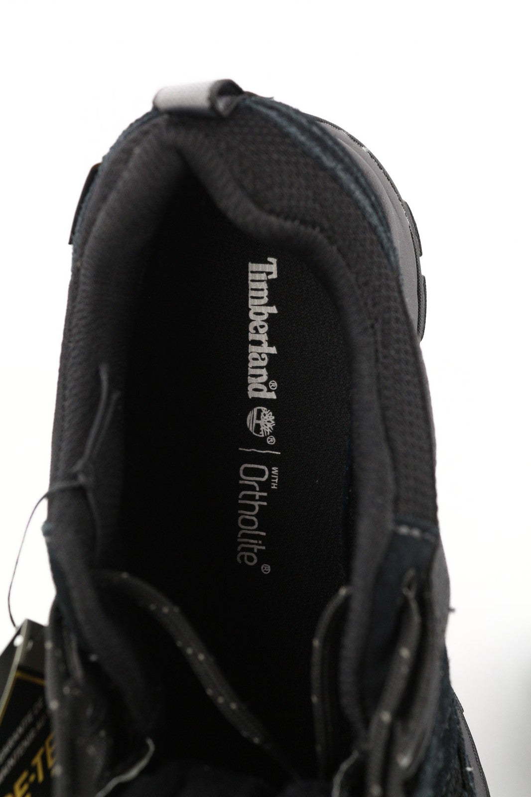 TIMBERLAND vyriški sportbačiai EU41 UK7 juodos odos „Gore-Tex“ apvali nosis „Ortholite“ 