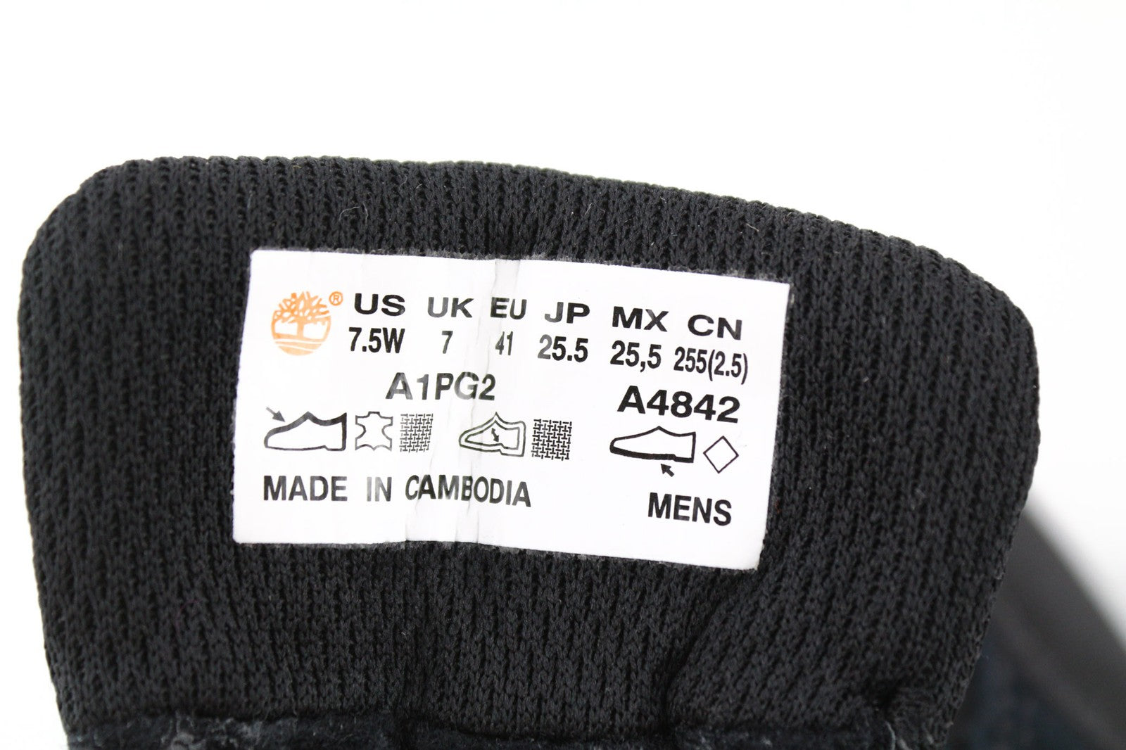 TIMBERLAND vyriški sportbačiai EU41 UK7 juodos odos „Gore-Tex“ apvali nosis „Ortholite“ 