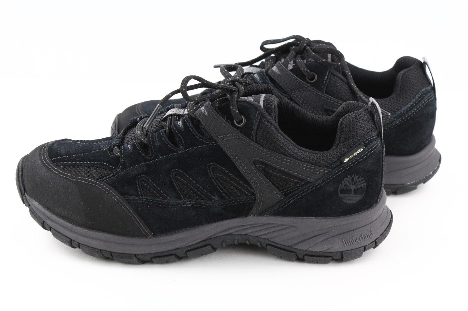 TIMBERLAND vyriški sportbačiai EU41 UK7 juodos odos „Gore-Tex“ apvali nosis „Ortholite“ 