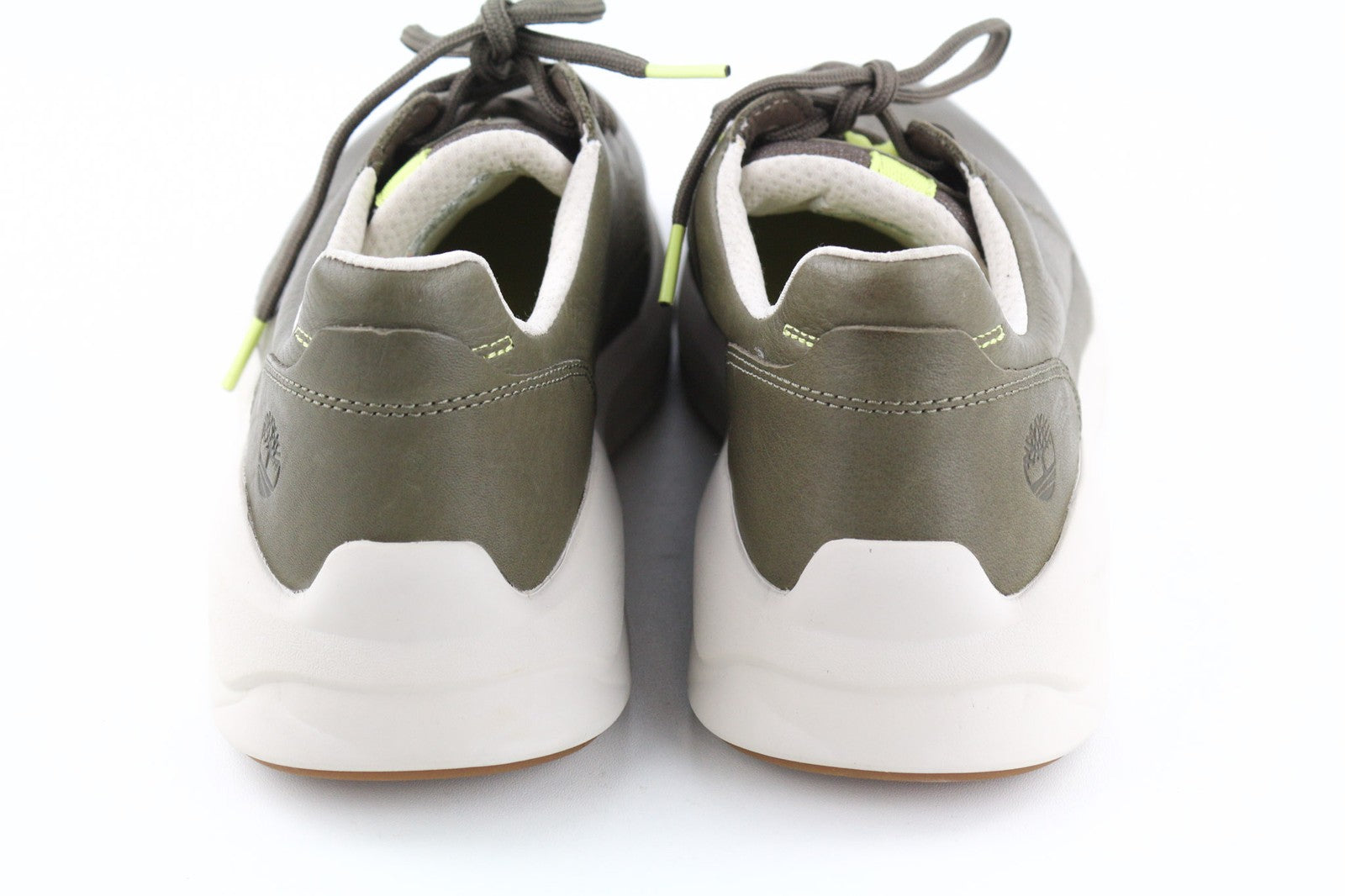 TIMBERLAND A2QAC vyriški sportbačiai EU43 UK8.5 odiniai, žali, suvarstomi žema pado forma. 