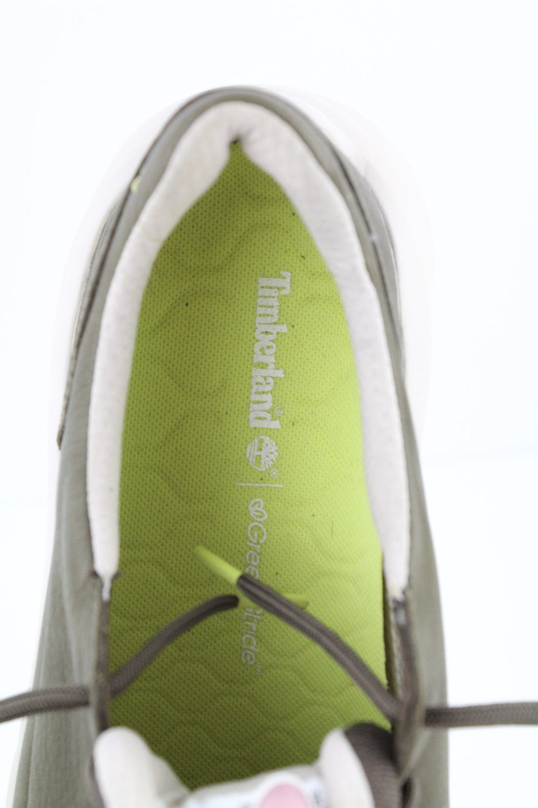 TIMBERLAND A2QAC vyriški sportbačiai EU43 UK8.5 odiniai, žali, suvarstomi žema pado forma. 