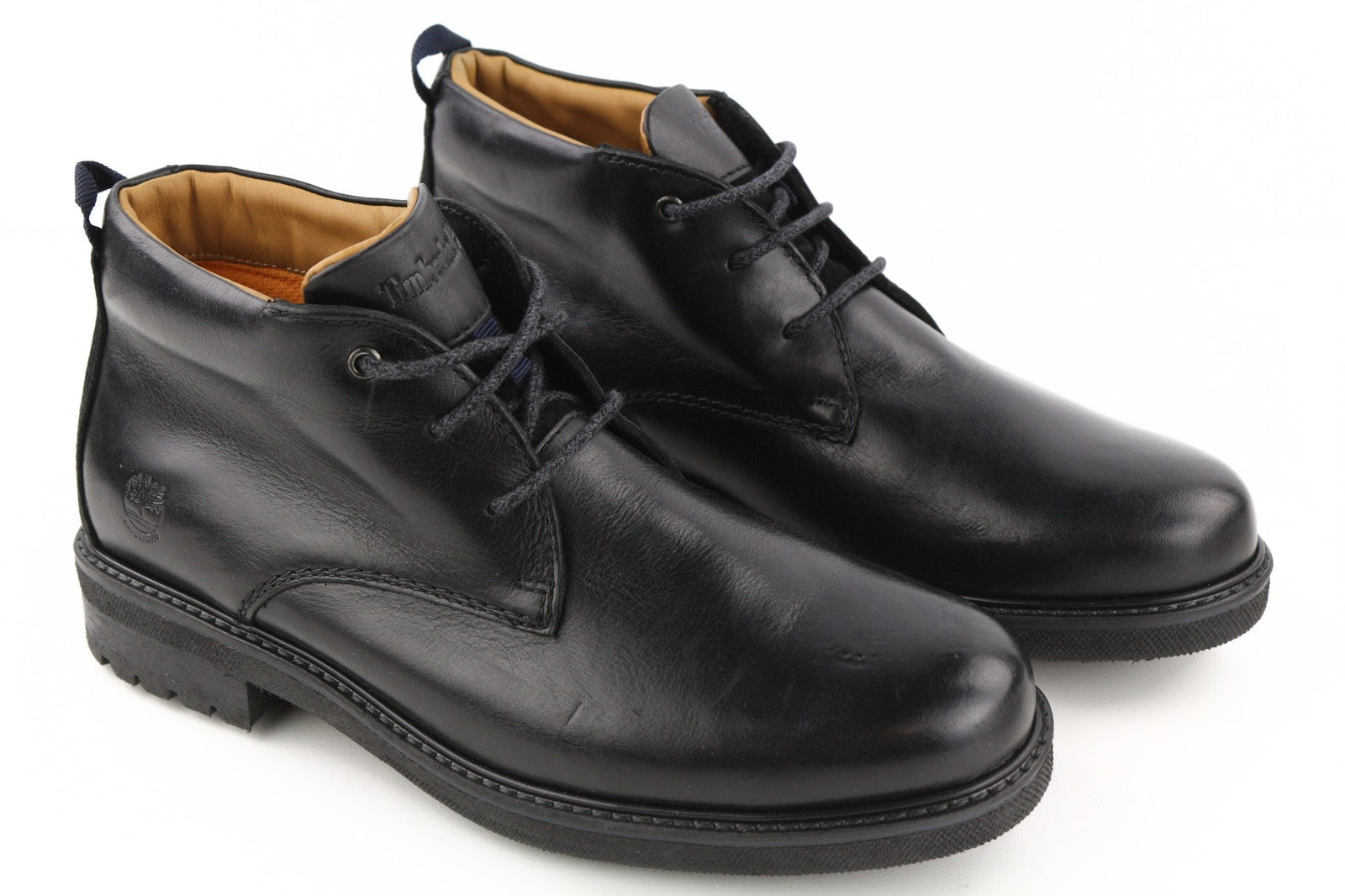 TIMBERLAND A2KCW vyriški aukštakulniai batai EU43 UK8.5 juodi odiniai aulinukai su raišteliais 