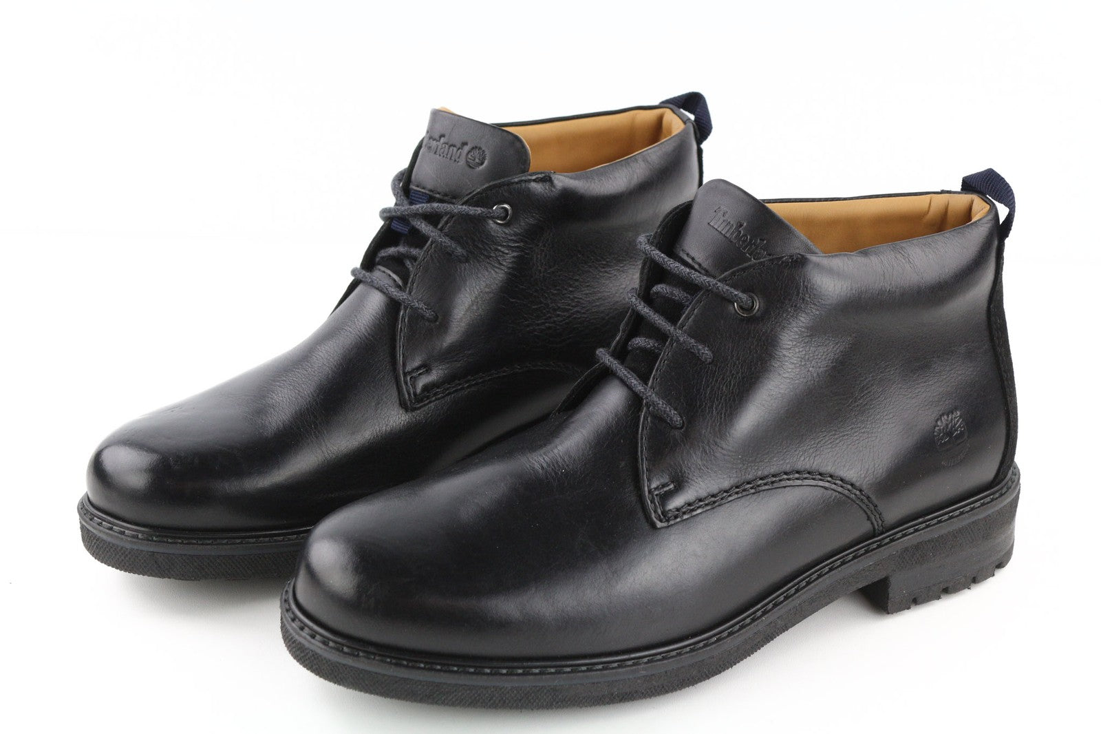 TIMBERLAND A2KCW vyriški aukštakulniai batai EU43 UK8.5 juodi odiniai aulinukai su raišteliais 