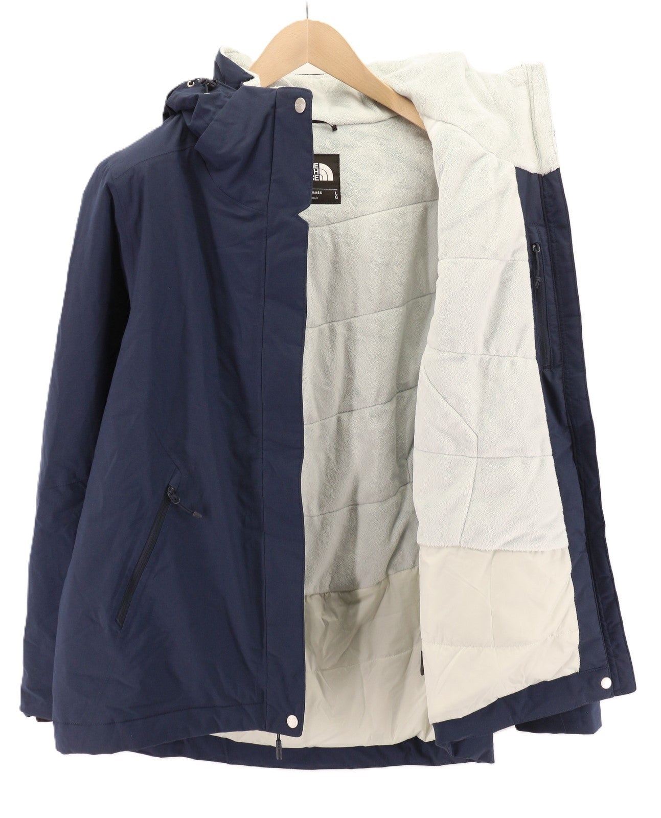 „The North Face Inlux“ moteriška L dydžio „Dryvent“ paminkštinta striukė su vilnos pamušalu ir nuleidžiama nugara. 