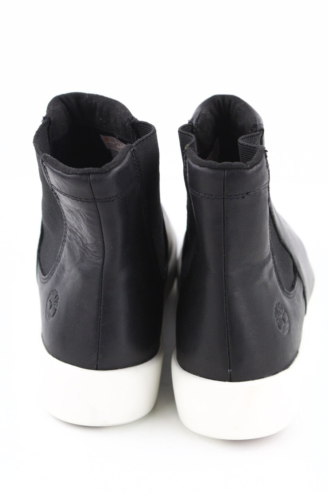 TIMBERLAND A2FUS moteriški juodi ReBOTL batai, odiniai, aukštakulniai, EU41, UK7.5, šoniniai 