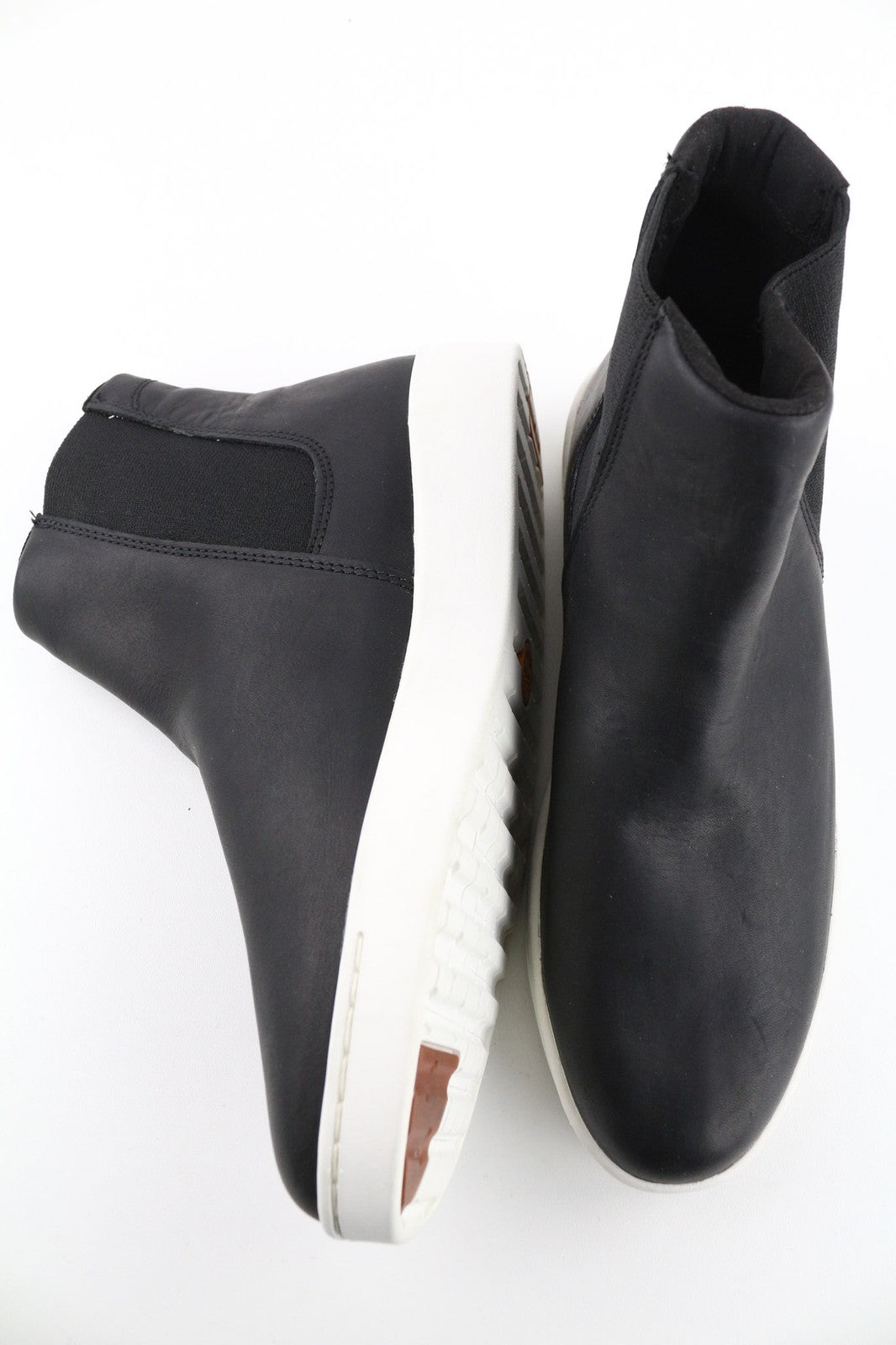 TIMBERLAND A2FUS moteriški juodi odiniai batai EU40 UK6.5 su užtrauktuku iš šono ReBOTL 