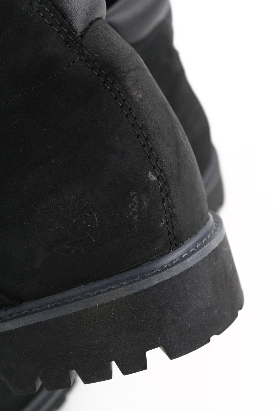 TIMBERLAND 6939R vyriški juodi odiniai batai, EU41.5, 7.5, aukštakulniai, apvali nosis, suvarstomi 