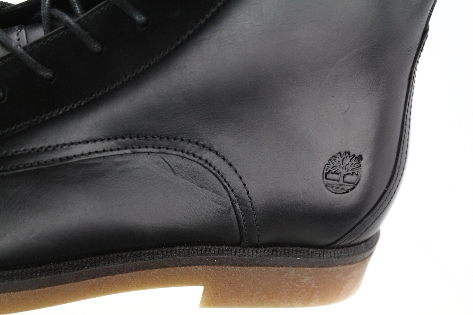 TIMBERLAND A2JK7 moteriški aulinukai, EU41.5, UK7.5, juodi, odiniai, su raišteliais ir užtrauktuku, blizgūs. 