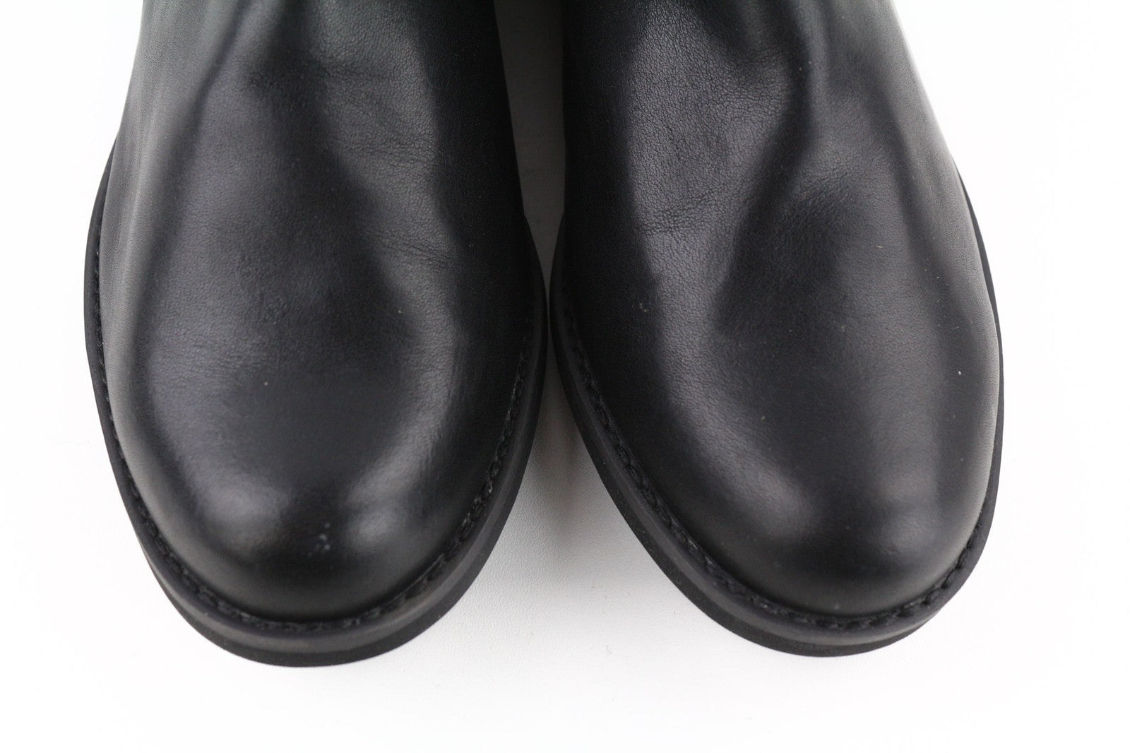 TIMBERLAND A1KHL moteriški batai EU40.5 UK6.5 juodi odiniai vidurio viršutiniai šoniniai įdėklai 