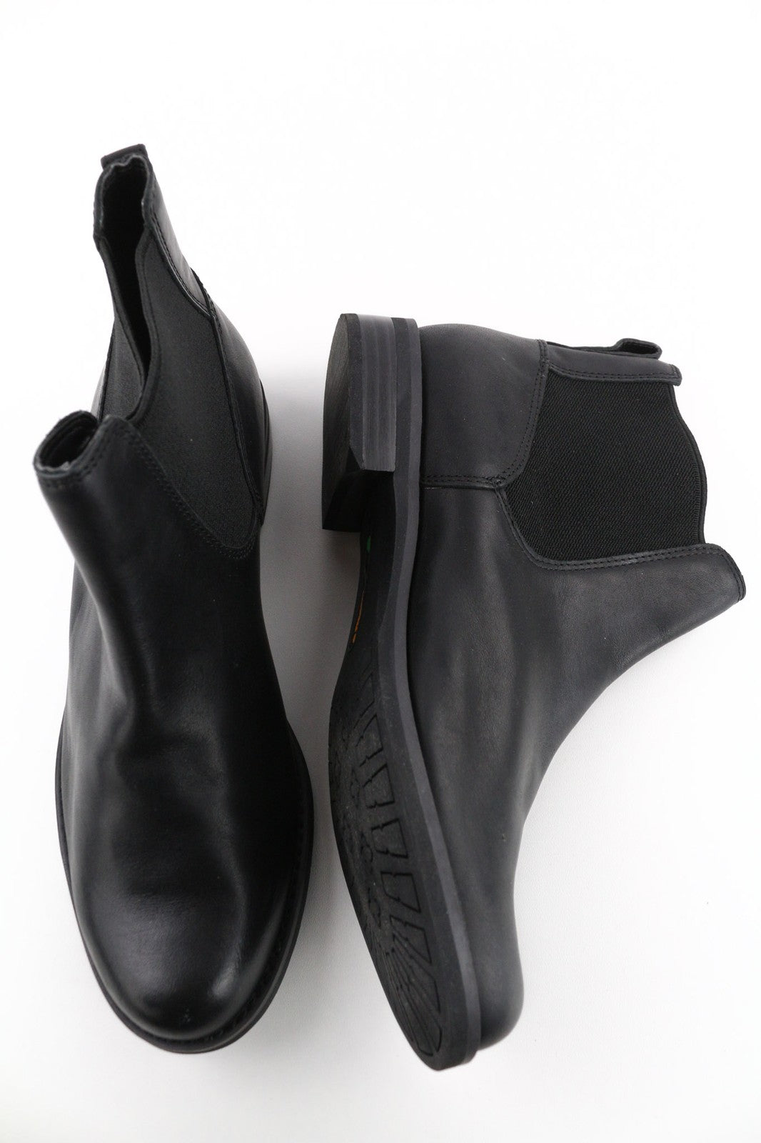 TIMBERLAND A1KHL moteriški batai EU40.5 UK6.5 juodi odiniai vidurio viršutiniai šoniniai įdėklai 