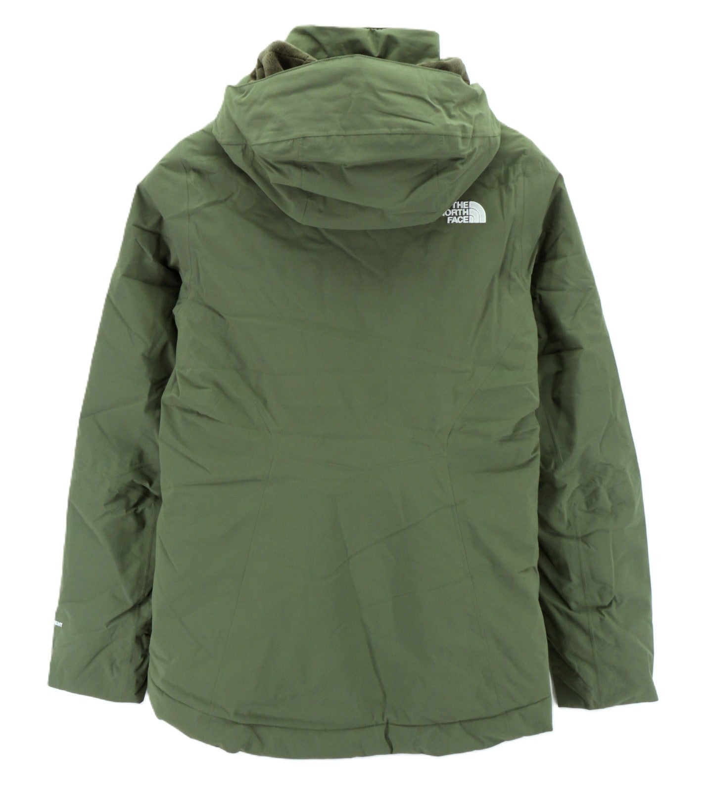 „THE NORTH FACE Inlux“ moteriška XS dydžio neperšlampama striukė su pamušalu ir gobtuvu, žalia 