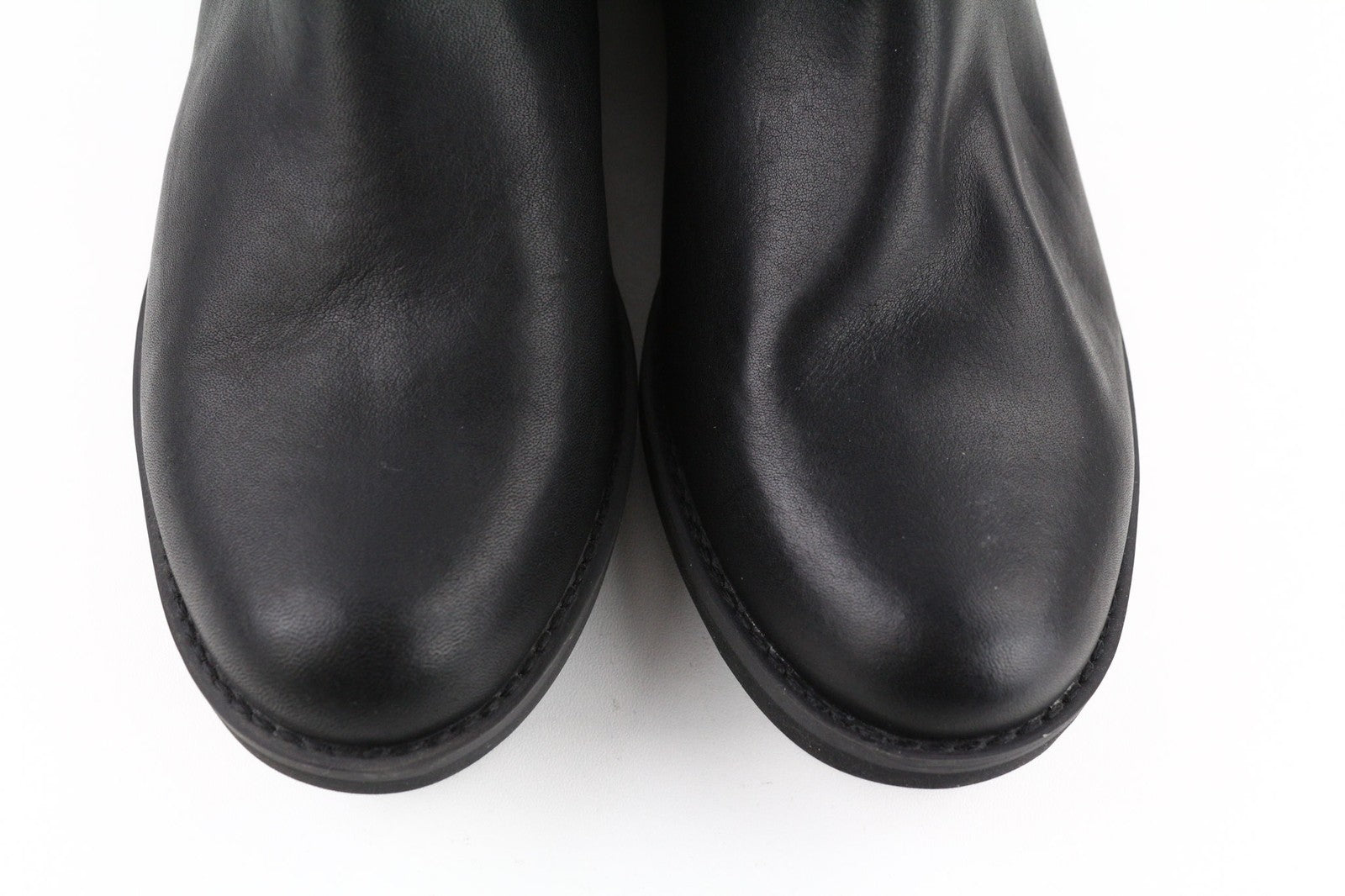 TIMBERLAND A1KHL moteriški juodi odiniai aulinukai su užtrauktuku šone, EU38, UK5, vidutinio ūgio viršutiniai batai. 