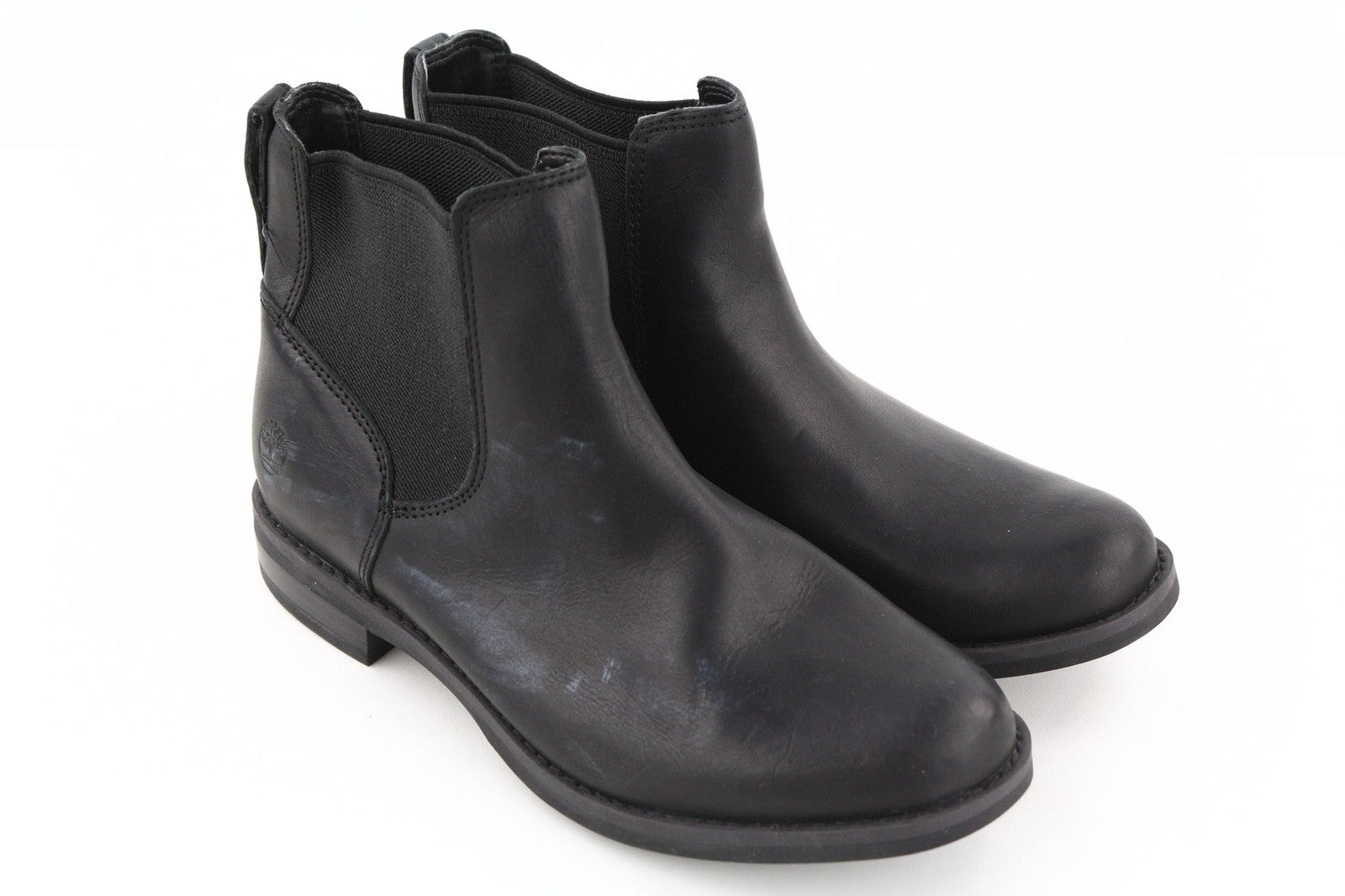 TIMBERLAND A1KHL moteriški juodi vidutinio ūgio aulinukai su odiniais užtrauktukais, EU37, UK4. 