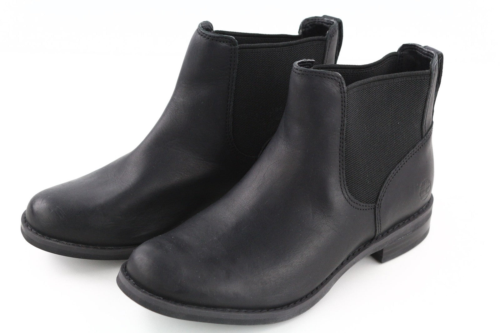 TIMBERLAND A1KHL moteriški juodi vidutinio ūgio aulinukai su odiniais užtrauktukais, EU37, UK4. 