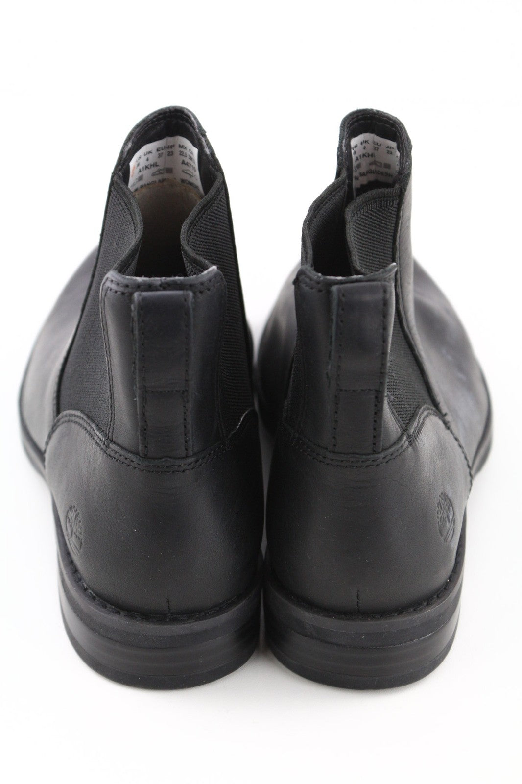 TIMBERLAND A1KHL moteriški juodi vidutinio ūgio aulinukai su odiniais užtrauktukais, EU37, UK4. 