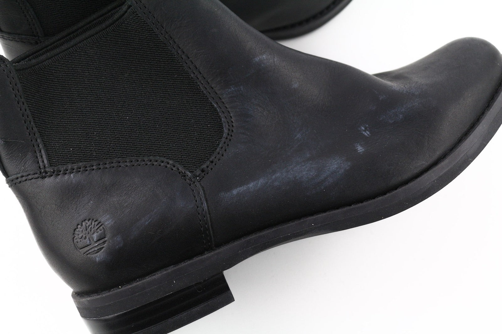 TIMBERLAND A1KHL moteriški juodi vidutinio ūgio aulinukai su odiniais užtrauktukais, EU37, UK4. 