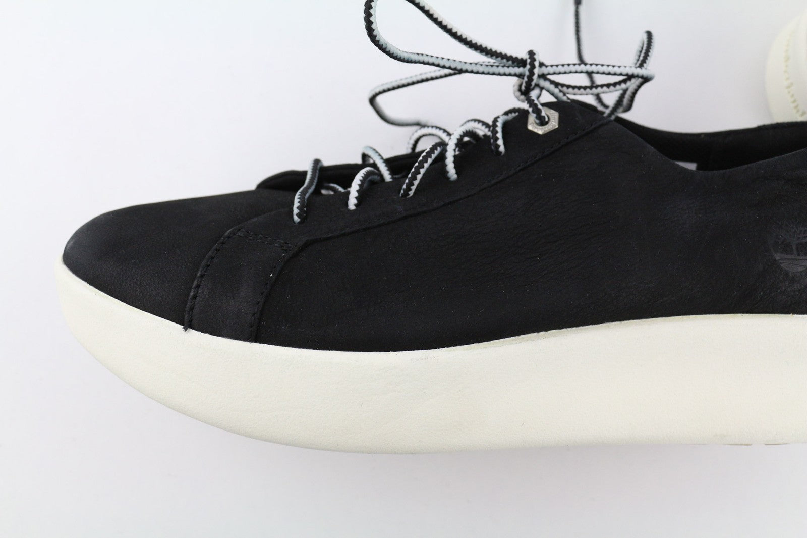 TIMBERLAND A1ST6 moteriški sportbačiai EU38 UK5 juodi odiniai žemapadžiai su raišteliais 