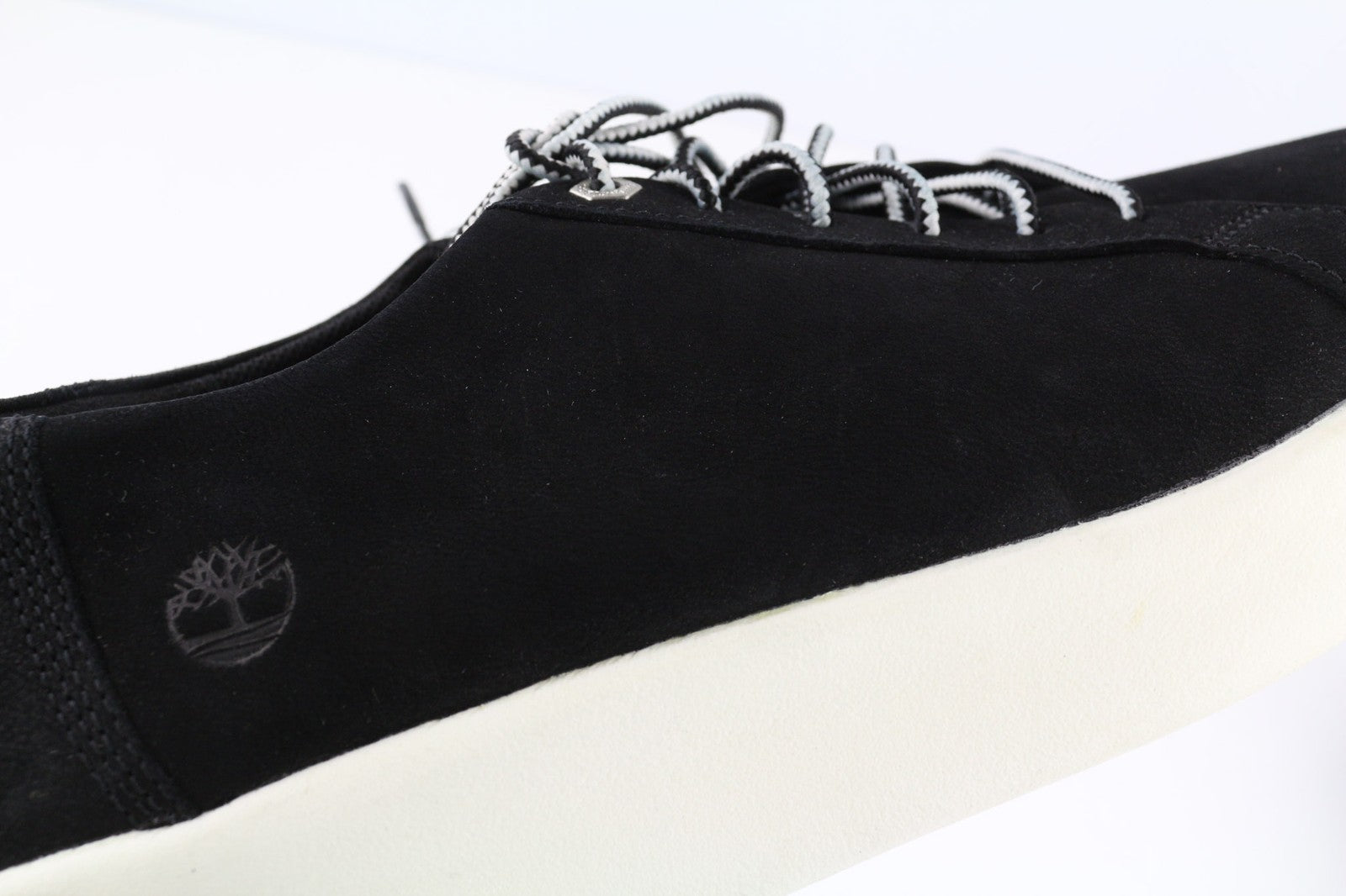 TIMBERLAND A1ST6 moteriški sportbačiai EU38 UK5 juodi odiniai žemapadžiai su raišteliais 