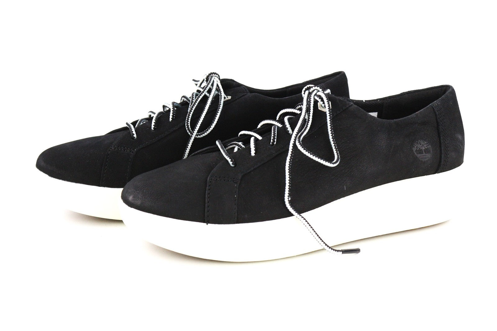 TIMBERLAND A1ST6 moteriški sportbačiai EU38 UK5 juodi odiniai žemapadžiai su raišteliais 