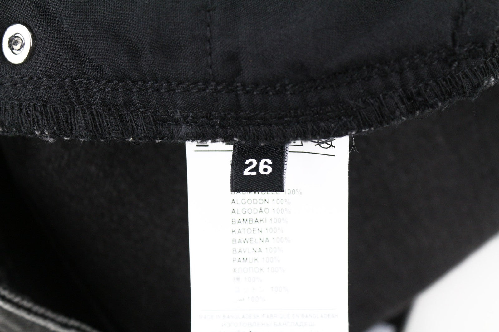 RICHMOND Bloom Women's Jeans W26 Mom Fit High Waist Washed Black Denim Logo